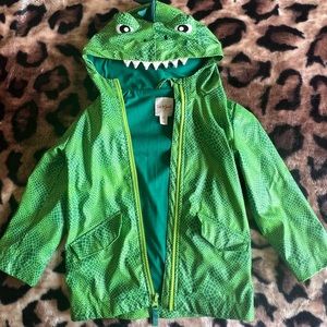 Cat And Jack Toddler Size 4T Dinosaur Raincoat.